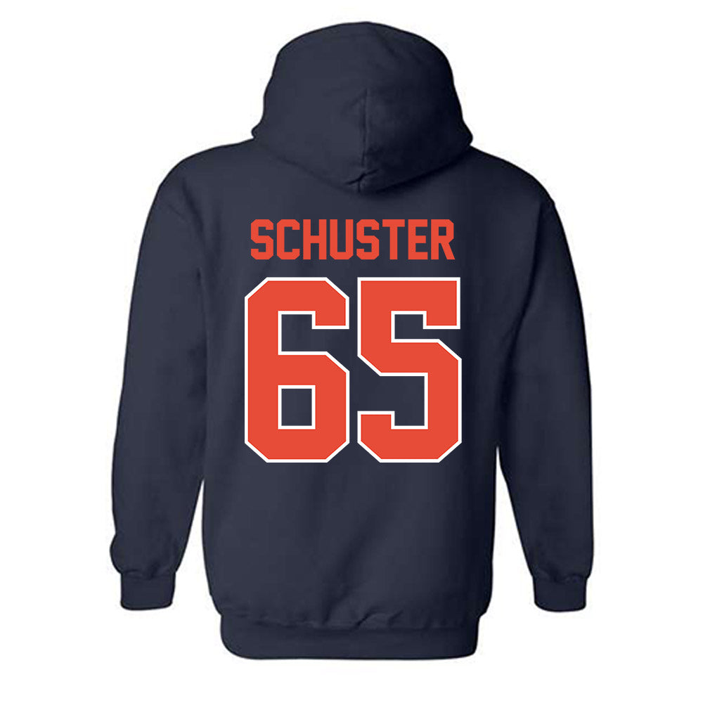 Illinois - NCAA Football : Dezmond Schuster - Classic Shersey Hooded Sweatshirt-1