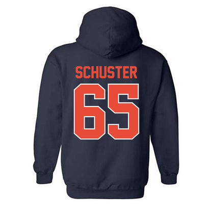Illinois - NCAA Football : Dezmond Schuster - Classic Shersey Hooded Sweatshirt-1