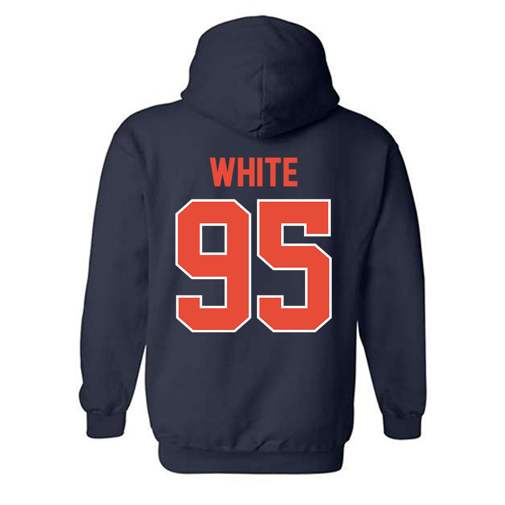 Illinois - NCAA Football : Isaiah White - Classic Shersey Hooded Sweatshirt-1