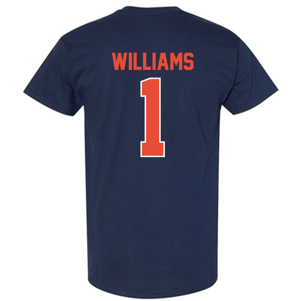 Illinois - NCAA Men's Basketball : Lincoln Williams - Classic Shersey T-Shirt-1