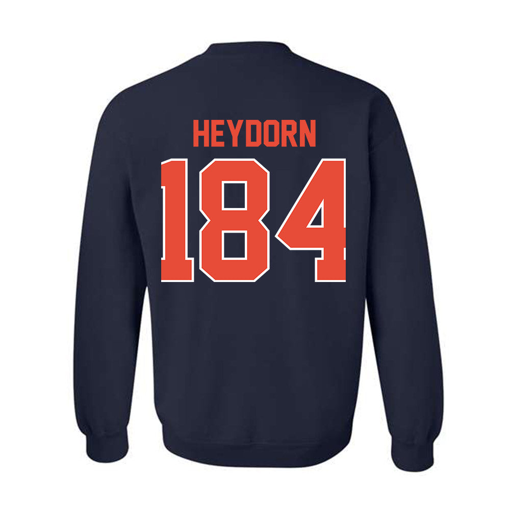Illinois - NCAA Wrestling : Charlie Heydorn - Classic Shersey Crewneck Sweatshirt-1