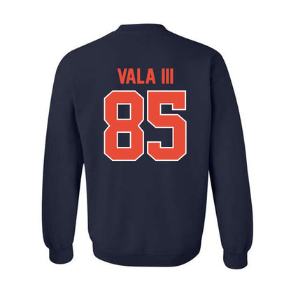 Illinois - NCAA Football : Will Vala III - Classic Shersey Crewneck Sweatshirt-1
