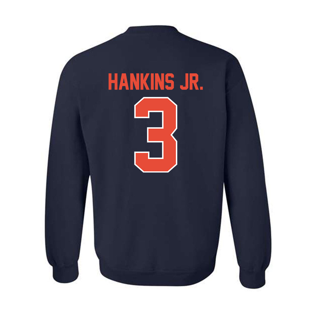 Illinois - NCAA Football : Nick Hankins Jr. - Classic Shersey Crewneck Sweatshirt-1