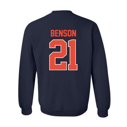 Illinois - NCAA Women's Basketball : Naomi Benson - Classic Shersey Crewneck Sweatshirt-1
