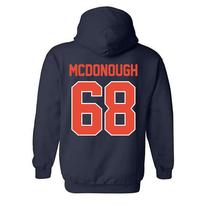Illinois - NCAA Football : Michael McDonough - Classic Shersey Hooded Sweatshirt-1