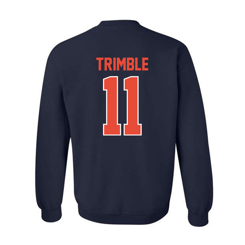 Illinois - NCAA Football : Brayden Trimble - Classic Shersey Crewneck Sweatshirt-1