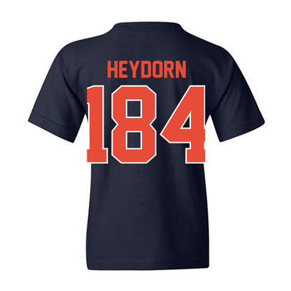 Illinois - NCAA Wrestling : Charlie Heydorn - Classic Shersey Youth T-Shirt-1