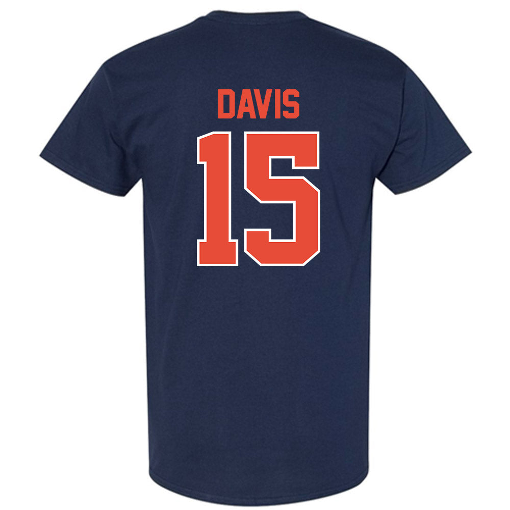 Illinois - NCAA Men's Basketball : Jake Davis - Classic Shersey T-Shirt-1