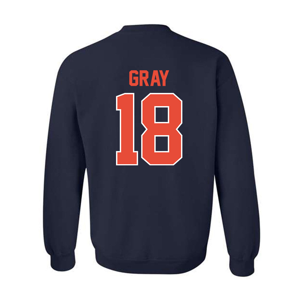 Illinois - NCAA Football : Jack Gray - Classic Shersey Crewneck Sweatshirt-1