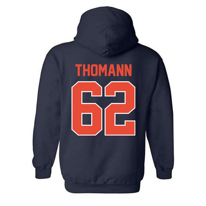 Illinois - NCAA Football : Casey Thomann - Classic Shersey Hooded Sweatshirt-1