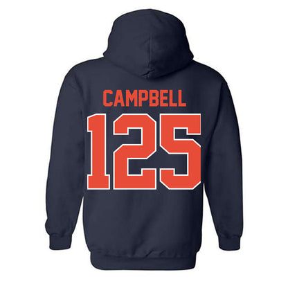 Illinois - NCAA Wrestling : Cj Campbell - Classic Shersey Hooded Sweatshirt-1