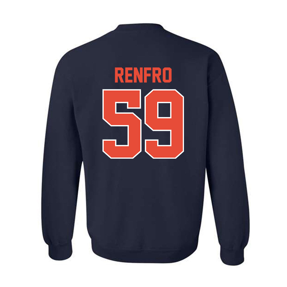 Illinois - NCAA Football : Jake Renfro - Classic Shersey Crewneck Sweatshirt-1