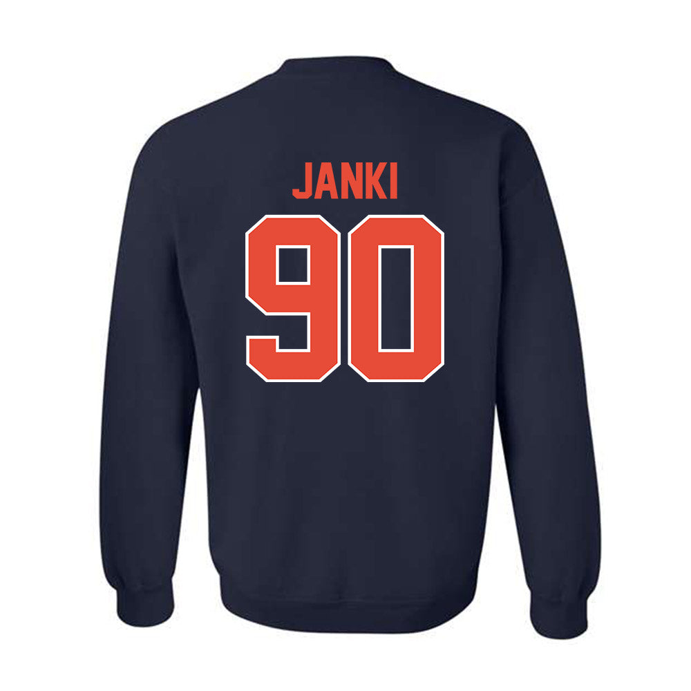 Illinois - NCAA Football : Carter Janki - Classic Shersey Crewneck Sweatshirt-1