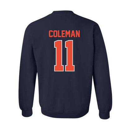 Illinois - NCAA Men's Basketball : Quentin Coleman - Classic Shersey Crewneck Sweatshirt-1