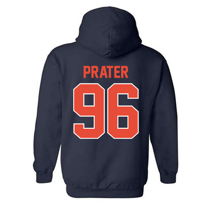 Illinois - NCAA Football : Darrell Prater - Classic Shersey Hooded Sweatshirt-1