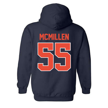 Illinois - NCAA Football : TJ McMillen - Classic Shersey Hooded Sweatshirt-1