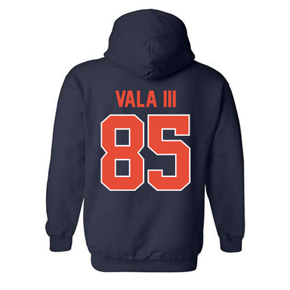 Illinois - NCAA Football : Will Vala III - Classic Shersey Hooded Sweatshirt-1