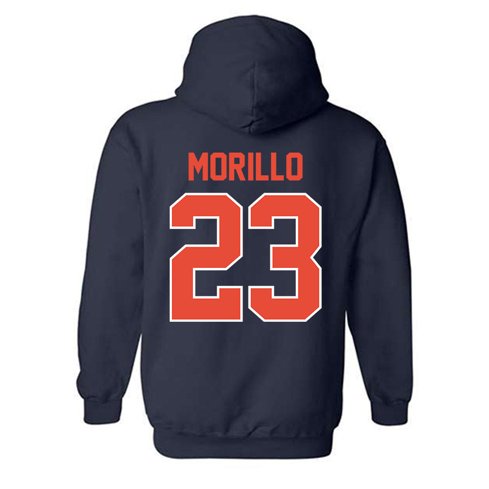 Illinois - NCAA Men's Basketball : Lucas Morillo - Classic Shersey Hooded Sweatshirt-1