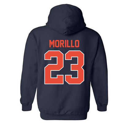 Illinois - NCAA Men's Basketball : Lucas Morillo - Classic Shersey Hooded Sweatshirt-1