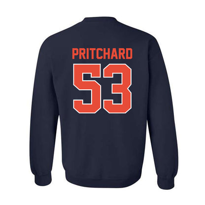 Illinois - NCAA Football : Kai Pritchard - Classic Shersey Crewneck Sweatshirt-1