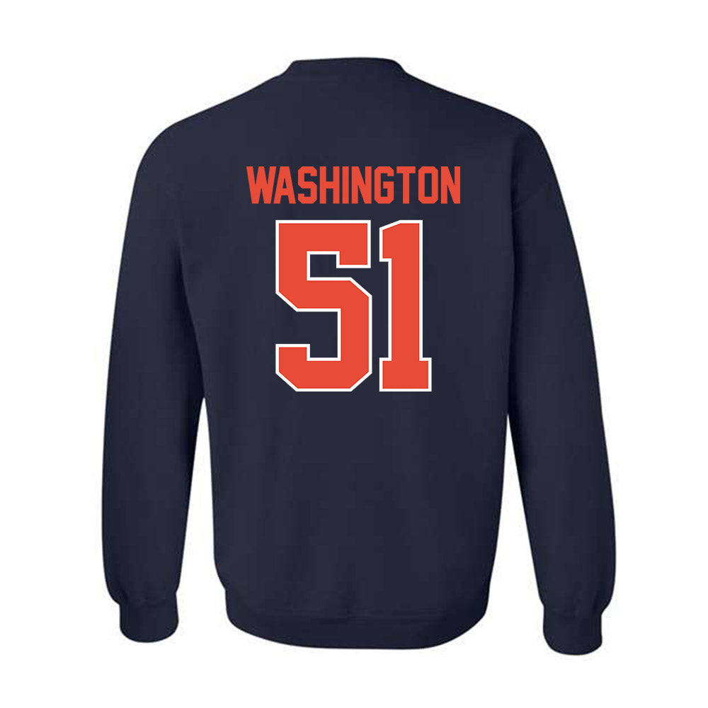 Illinois - NCAA Football : Alfred Washington - Classic Shersey Crewneck Sweatshirt-1