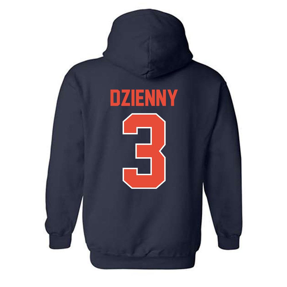 Illinois - NCAA Women's Volleyball : Devin Dzienny - Classic Shersey Hooded Sweatshirt-1