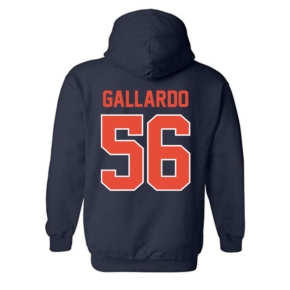 Illinois - NCAA Football : Guillermo Gallardo - Classic Shersey Hooded Sweatshirt