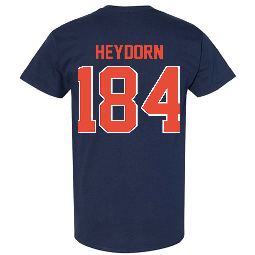 Illinois - NCAA Wrestling : Charlie Heydorn - Classic Shersey T-Shirt-1