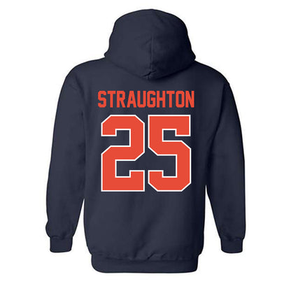 Illinois - NCAA Football : Des Straughton - Classic Shersey Hooded Sweatshirt-1