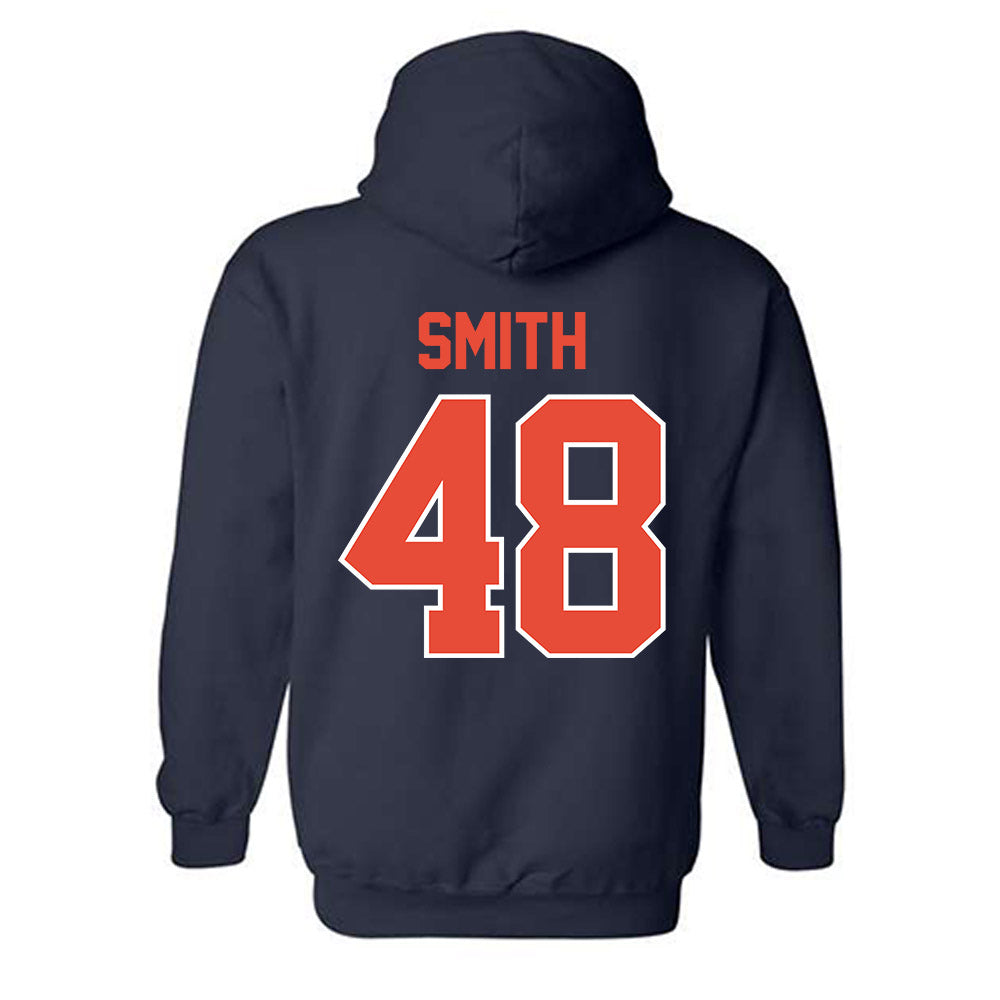 Illinois - NCAA Football : Carter Smith - Classic Shersey Hooded Sweatshirt-1