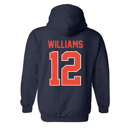 Illinois - NCAA Football : Isaiah Williams - Classic Shersey Hooded Sweatshirt-1
