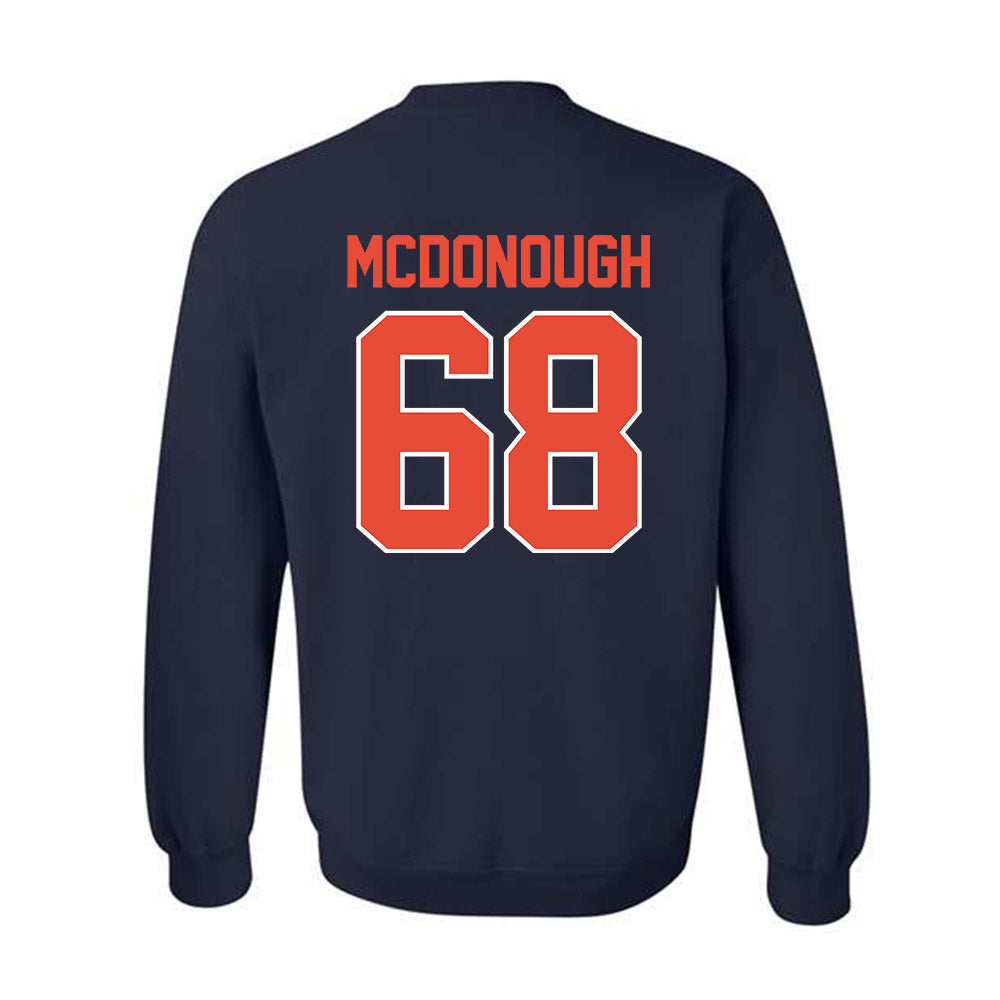Illinois - NCAA Football : Michael McDonough - Classic Shersey Crewneck Sweatshirt-1
