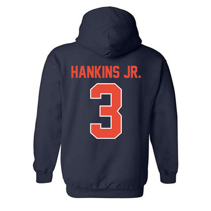 Illinois - NCAA Football : Nick Hankins Jr. - Classic Shersey Hooded Sweatshirt-1