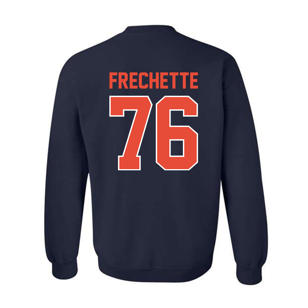 Illinois - NCAA Football : Dylan Frechette - Classic Shersey Crewneck Sweatshirt-1