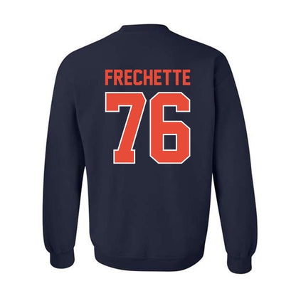 Illinois - NCAA Football : Dylan Frechette - Classic Shersey Crewneck Sweatshirt-1
