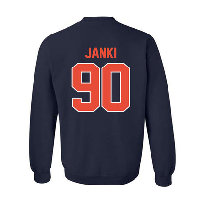 Illinois - NCAA Football : Carter Janki - Classic Shersey Crewneck Sweatshirt-1