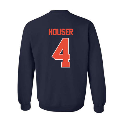 Illinois - NCAA Football : Katin Houser - Classic Shersey Crewneck Sweatshirt-1