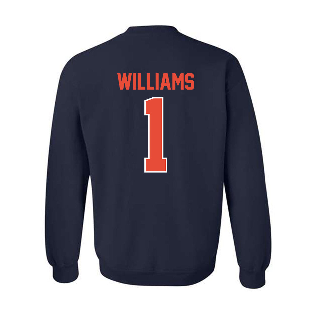 Illinois - NCAA Men's Basketball : Lincoln Williams - Classic Shersey Crewneck Sweatshirt-1