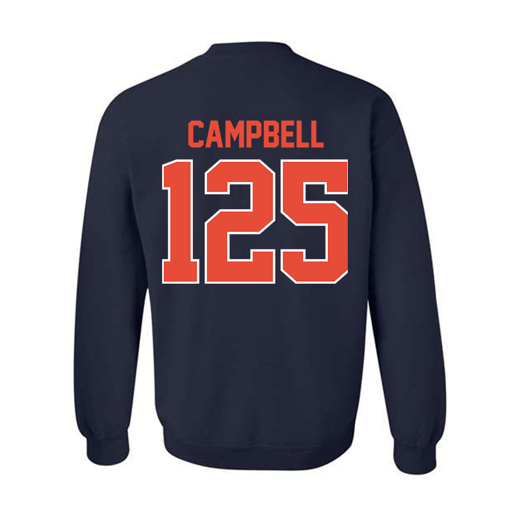 Illinois - NCAA Wrestling : Cj Campbell - Classic Shersey Crewneck Sweatshirt-1