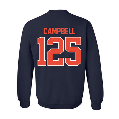 Illinois - NCAA Wrestling : Cj Campbell - Classic Shersey Crewneck Sweatshirt-1