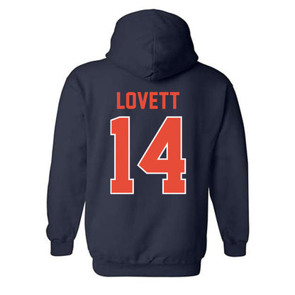 Illinois - NCAA Football : Andre Lovett - Classic Shersey Hooded Sweatshirt-1
