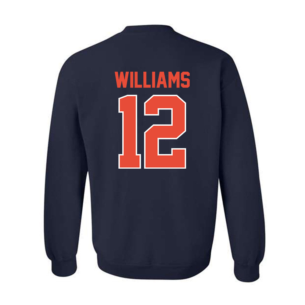 Illinois - NCAA Football : Isaiah Williams - Classic Shersey Crewneck Sweatshirt-1