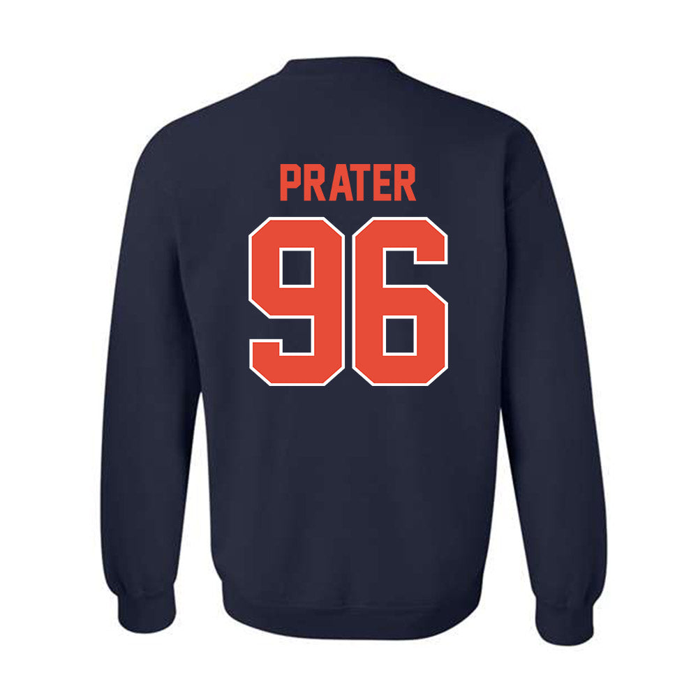 Illinois - NCAA Football : Darrell Prater - Classic Shersey Crewneck Sweatshirt-1