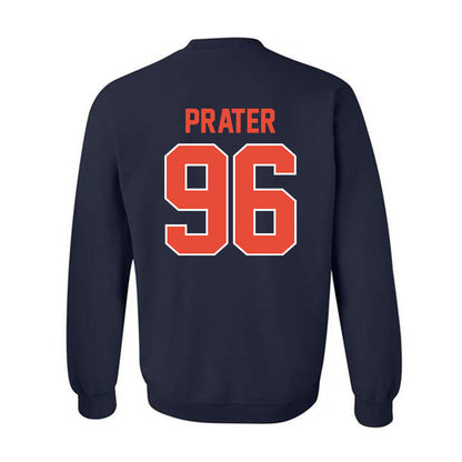 Illinois - NCAA Football : Darrell Prater - Classic Shersey Crewneck Sweatshirt-1