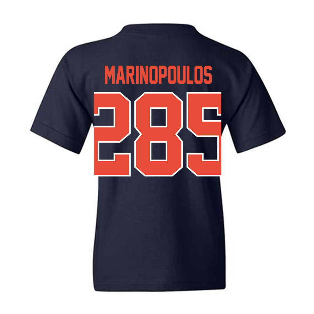 Illinois - NCAA Wrestling : Peter Marinopoulos - Classic Shersey Youth T-Shirt-1