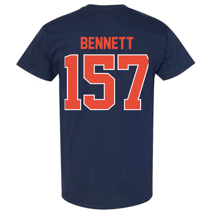 Illinois - NCAA Wrestling : Ryan Bennett - Classic Shersey T-Shirt-1