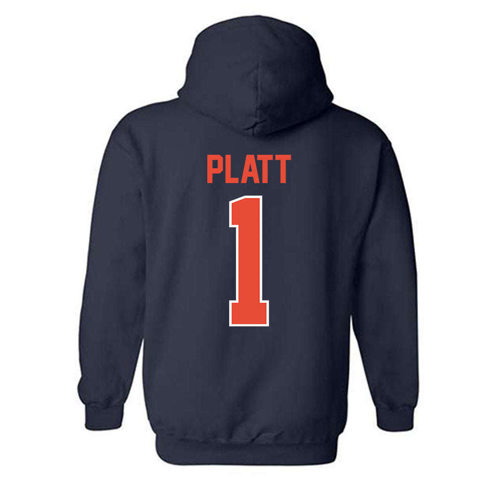 Illinois - NCAA Football : Jayshon Platt - Classic Shersey Hooded Sweatshirt-1