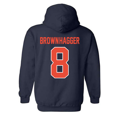 Illinois - NCAA Women's Basketball : Jasmine Brown-Hagger - Classic Shersey Hooded Sweatshirt-1