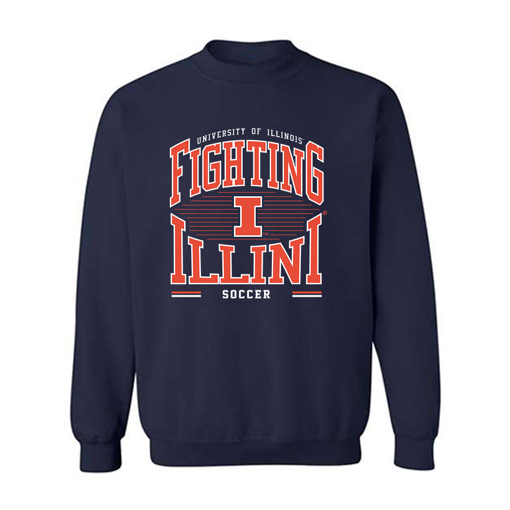 Illinois - NCAA Women's Soccer : Ashlyn Adams - Classic Shersey Crewneck Sweatshirt-0