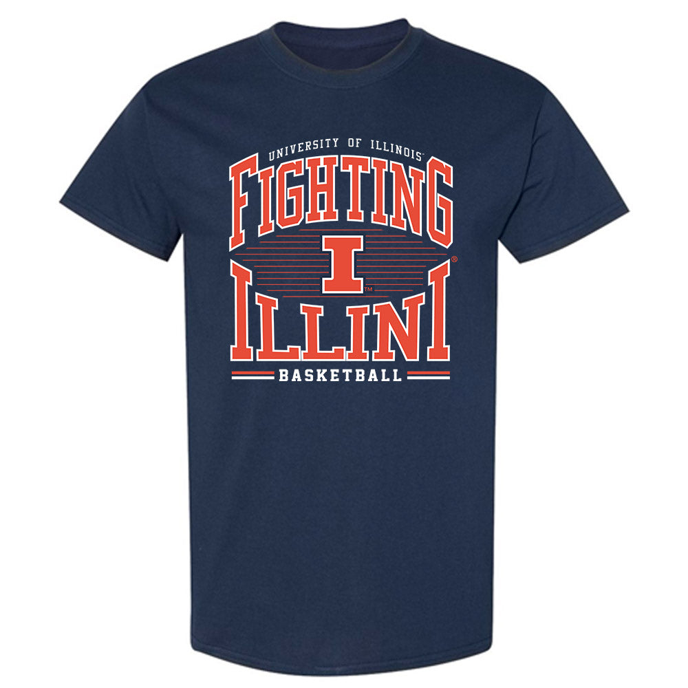 Illinois - NCAA Women's Basketball : Divine Bourrage - Classic Shersey T-Shirt-0